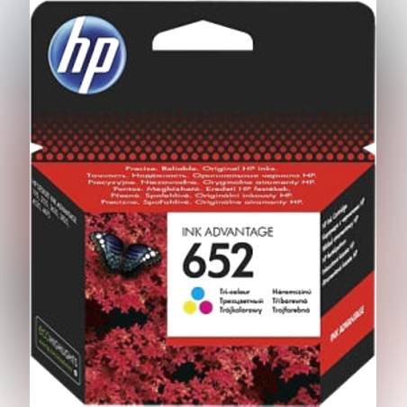 ראש דיו מקורי HP 652 צבעוני