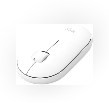 עכבר אלחוטי Logitech M350 BlueTooth+USB  צבע לבן