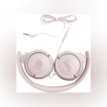 אוזניות קשת חוטיות JBL TUNE T500  ורוד