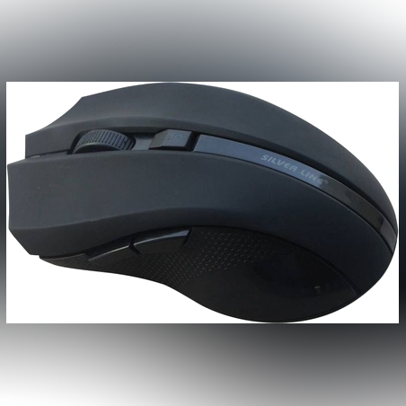 עכבר אלחוטי 5 לחצנים SILVER LINE RF317 2.4GHz שחור