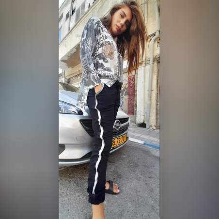 מכנס בד ריצ'רץ' 