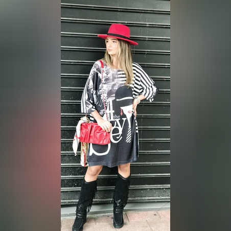 שמלת סריג happy days 