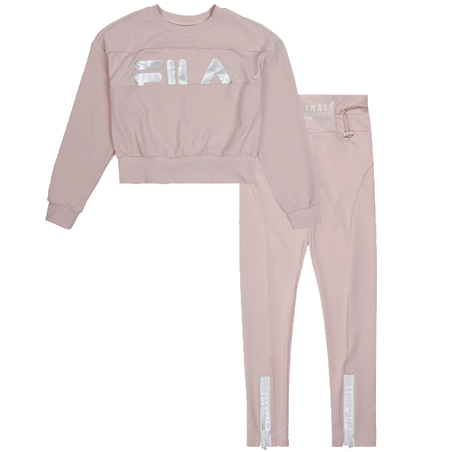 סט אירובי קפוצ'ון נערות FILA