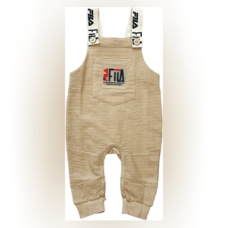 אוברול ריב יוניסקס FILA קאמל 6M-2Y