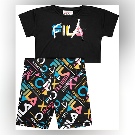 חליפת FILA לילדות (מידות 4-16 שנים) צבעוני