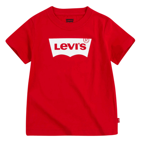 טישרט אדומה LEVIS לוגו מנצנץ ( 15-6 שנים)