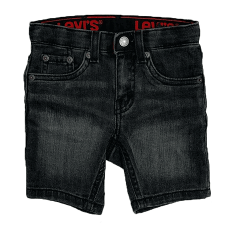 שורט ג'ינס בנים LEVIS SLIM שחור  מידות(2-16 שנים)