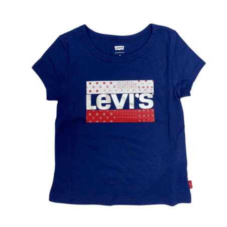 טישרט  LEVIS כחול כהה ( 15-3 שנים)