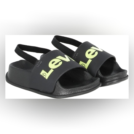 כפכפי LEVIS לילדים(מידות 22-35) לוגו ירוק זוהר