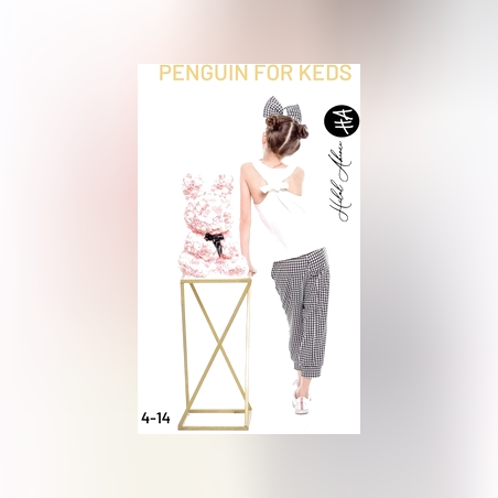 סט HA שחור/לבן לבנות 