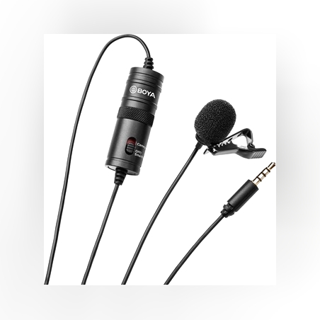 מיקרופון דש כל כיווני בחיבור Boya BY-M1 PL 2.5