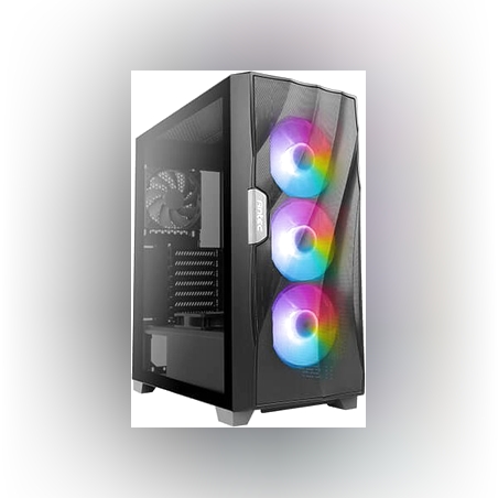 מארז ANTEC DF700 FLUX Tempered Glass RGB Mid tower Black Case