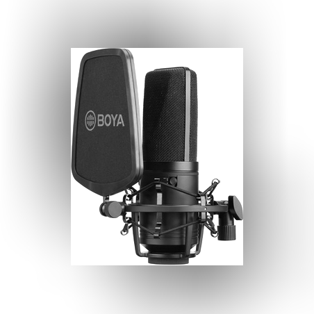 מיקרופון מקצועי כולל קונדנסור חיבור BOYA BY-M1000 XLR