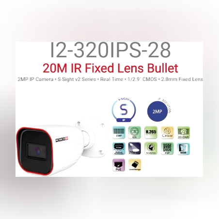 מצלמת צינור Provision I2-320ips-28 2MP 2.8 POE