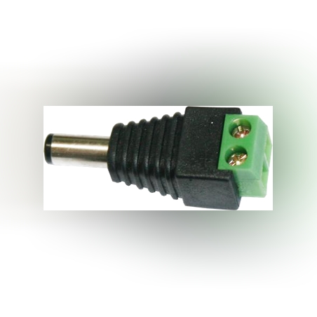 תקע DC למצלמות חיבור ברגים