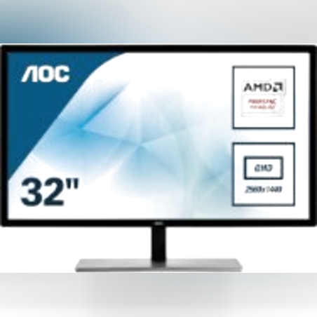 מסך AOC Q3279VWFD8 VGA DUAL-DVI HDMI DP IPS QHD 31.5