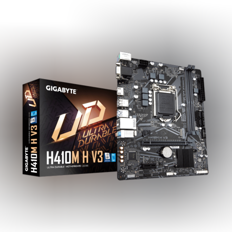 לוח אם למעבדי אינטל דור 10 Gigabyte H410M H V3 Micro-ATX LGA1200