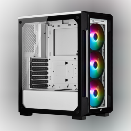 מארז Tower ATX WHITE CORSAIR iCUE 22OT RGB Tempered Glass Mid