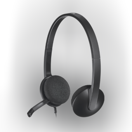 אוזניות Logitech USB Headset H340 With Microphone