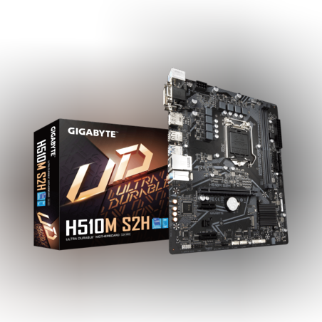 לוח דור 11 Gigabyte H510M S2H LGA1200 PCIE4.0X16 VGA DVI DP HDMI