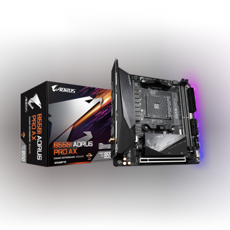 לוח אם למעבדי Gigabyte B550I AORUS AX Mini-Itx AMD Ryzen 3