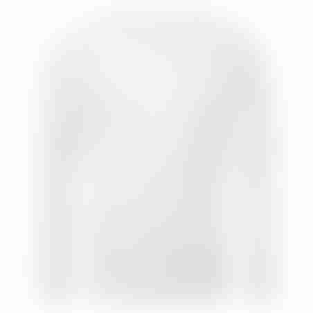 טישרט שרוול ארוך לוגו מובלט 57 - לבן