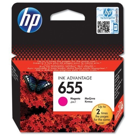 ראש דיו אדום מקורי HP 655