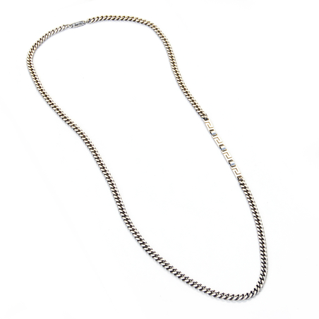 שרשרת גורמט אשלי - כסף מושחר