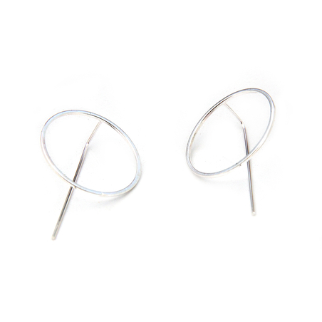 עגילי סוהו - כסף 925 