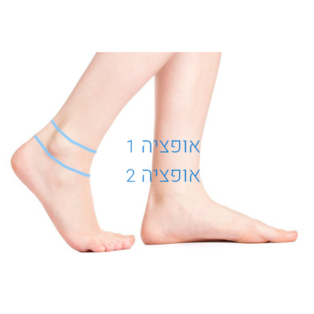 איך מודדים את היקף פרק כף הרגל? (לחצי לקריאת ההסבר)