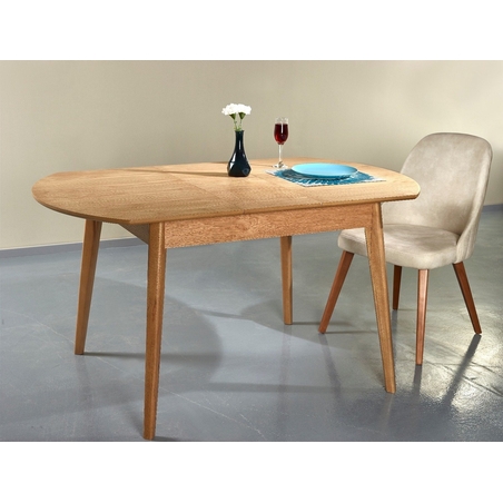 שולחן פינת אוכל אובלי נפתח