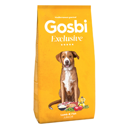 GOSBI גוסבי מזון יבש לכלבים ג'וניור מדיום 12 ק