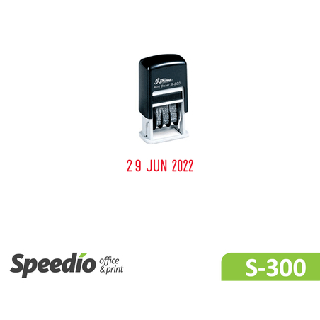 חותמת תאריכון קפיצית דגם Shiny Printer S300