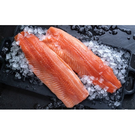 פילה דג סלמון נורבגי שלם קפוא