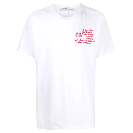 OFF-WHITE-slogan T-shirt