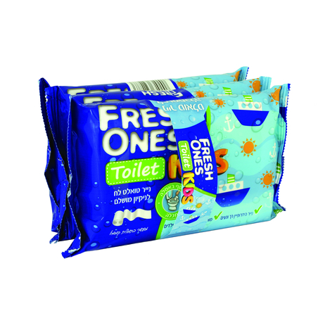פרשוואנס נייר טואלט מתכלה לילדים- מארז שלישייה