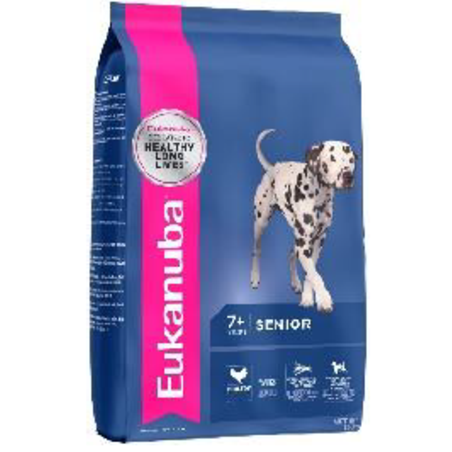 EUKANUBA יוקנובה מזון יבש לכלבים מדיום סניור 15 ק