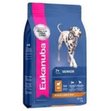 EUKANUBA יוקנובה מזון יבש לכלבים כבש ואורז מדיום סניור 14 ק