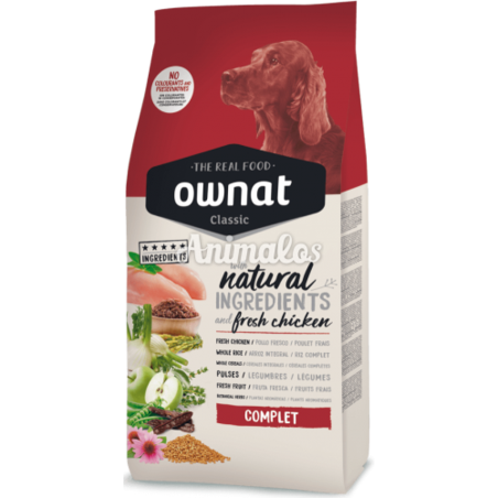 OWNAT אוונט מזון יבש לכלבים פעילים קלאסיק אנרג'י בטעם עוף 20 ק