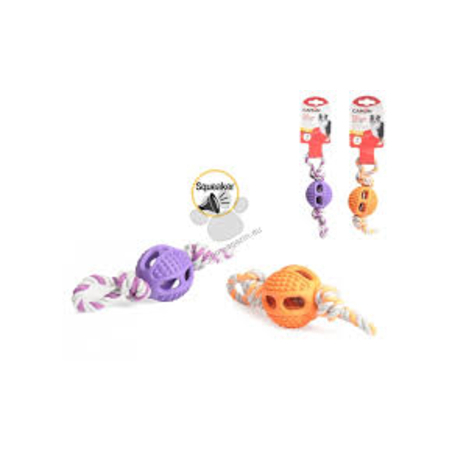 צעצוע גומי על חבל