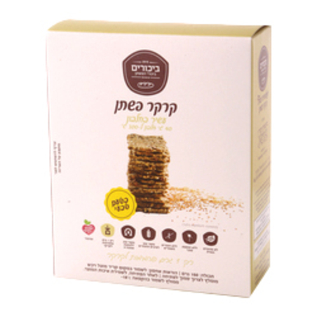 קרקר פשתן בטעם טבעי 150 גרם