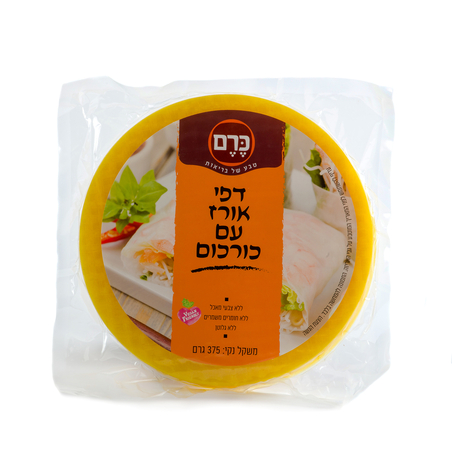 דפי אורז כורכום 375 גרם ללא גלוטן