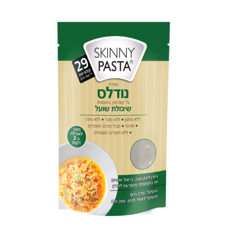סקיני פסטה בצורת נודלס בתוספת שיבולת שועל 270 גרם