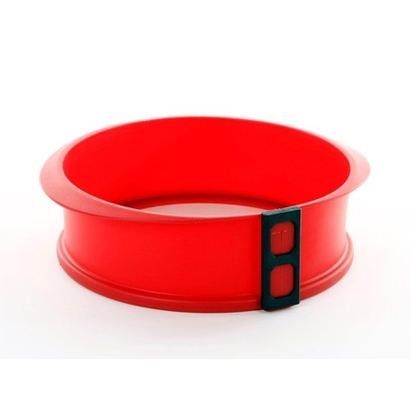 תבנית סיליקון עגולה תחתית זכוכית 26 ס'מ נעמן (חום)