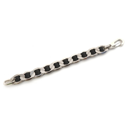 צמיד נורי - שחור, כסוף 