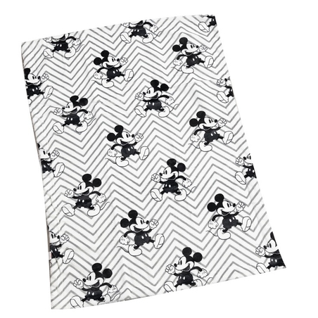 שמיכת חורף - מיקי מאוס שחור לבן 