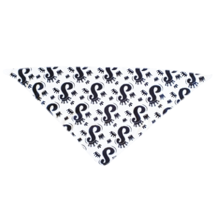 בנדנה של אלרועי הדפס לוגו חדש שחור