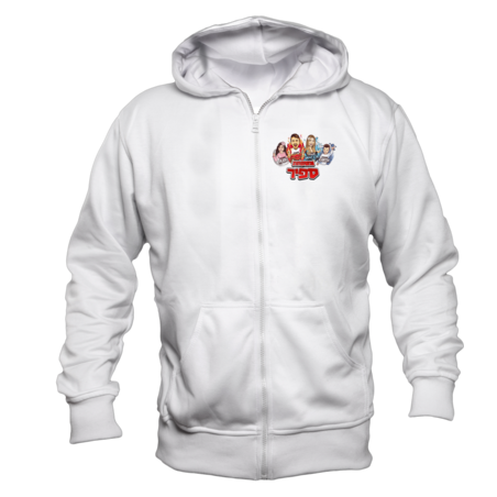    קפוצ'ון עם רוכסן – ספיר לבן