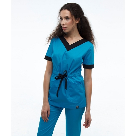 חליפת ניתוחים צבע כחול 2387