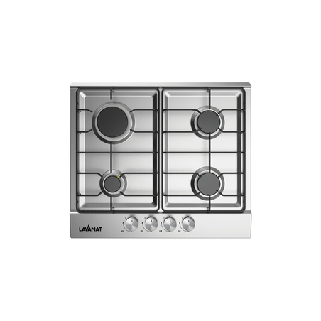כיריים גז 4 להבות עם ראש טורבו LAVAMAT דגם LVH60G40T